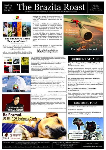 The Brazita Roast cover, Week 13, 2015