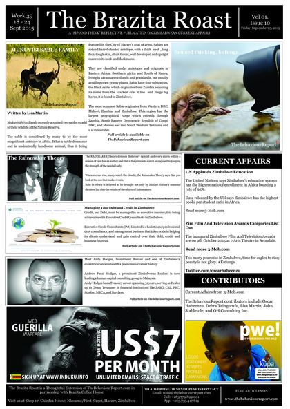 The Brazita Roast cover, Week 42, 2015