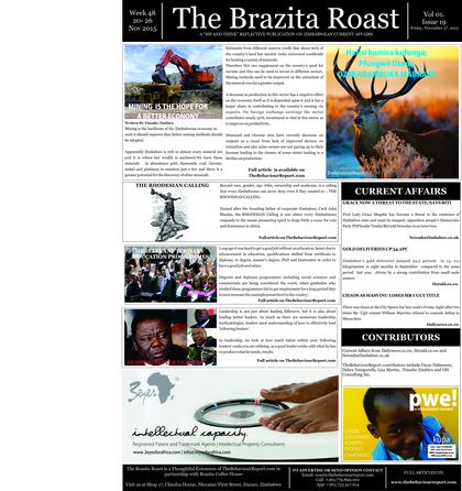 The Brazita Roast cover, Week 48