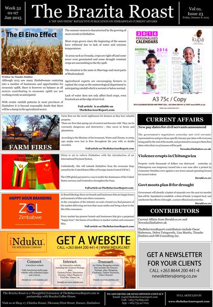 The Brazita Roast cover, Week 52