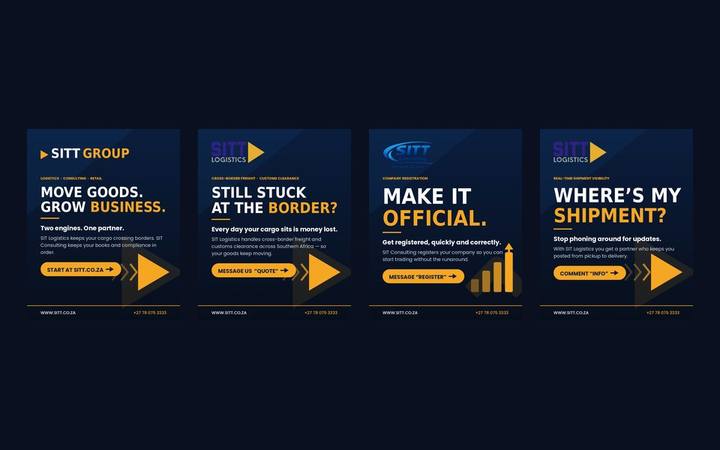 The SITT Group homepage built by in3Days Africa